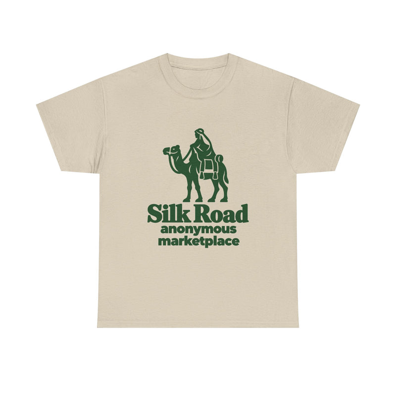 Load image into Gallery viewer, Silk Road Anonymous Marketplace Nostalgic Logo T-shirt
