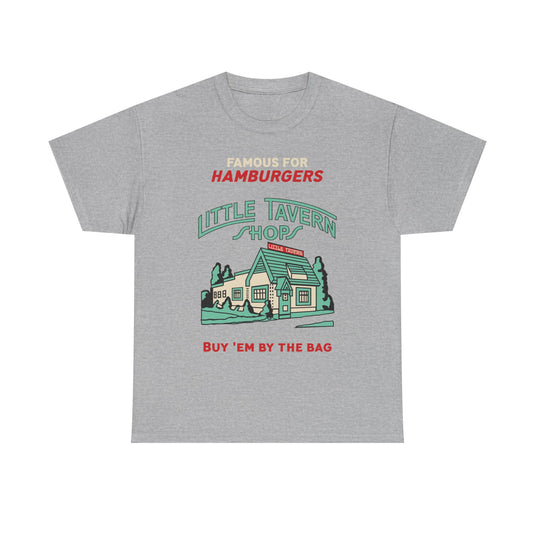 Little Tavern Shop Famous For Hamburgers Vintage Logo T-Shirt