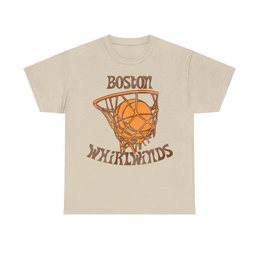 Boston Whirlwinds Basketball Team Nostalgic Retro T-shirt