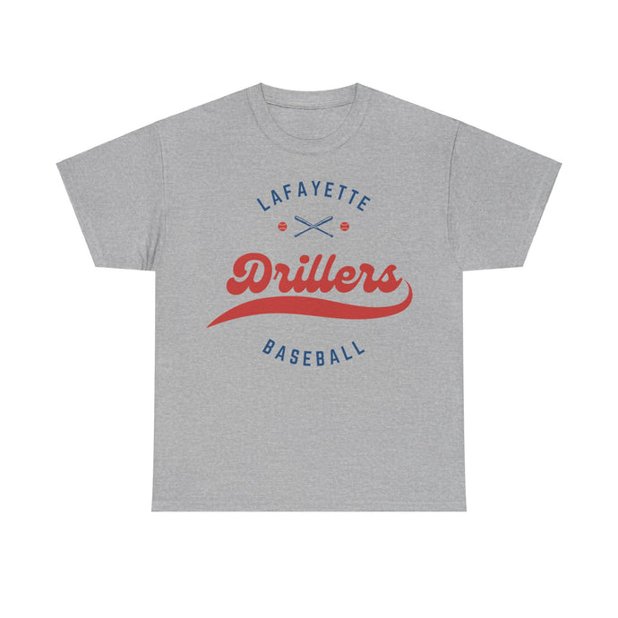 Lafayette Drillers Logo Louisiana Baseball Team T-shirt