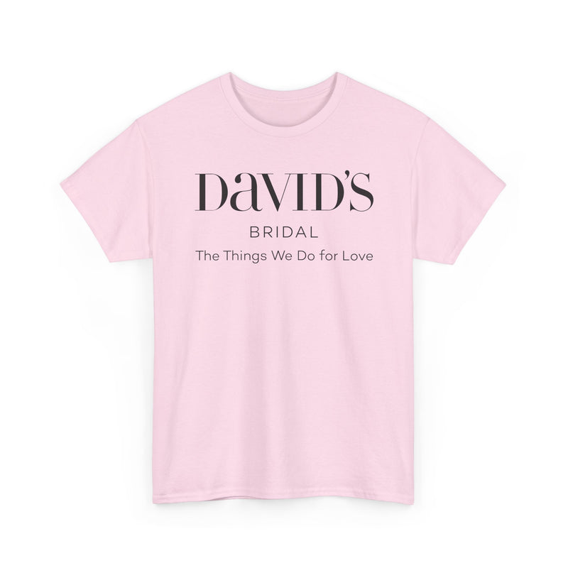 Load image into Gallery viewer, David&#39;s Bridal T-Shirt - Bankrupt Wedding Store Logo Tee - Bridal Chain
