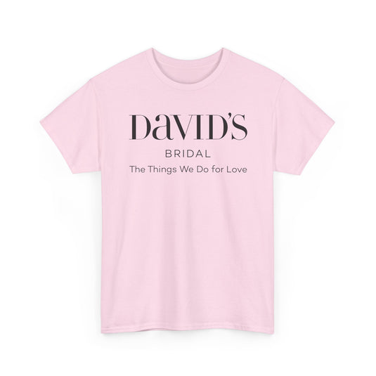 David's Bridal T-Shirt - Bankrupt Wedding Store Logo Tee - Bridal Chain
