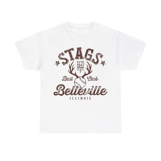 Belleville Stags Est 1947 Illinois Baseball T-shirt