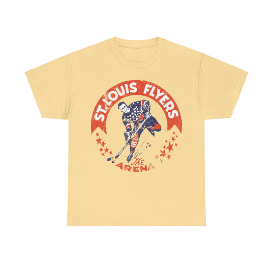 St Louis Flyers The Arena Missouri Hockey Team T-shirt