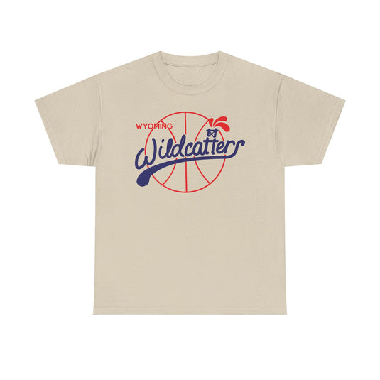Wyoming Wildcatters Basketball 1982-1988 Continental Association T-shirt