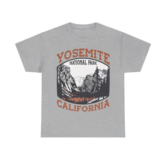 Yosemite National Park California Poster Print T-shirt