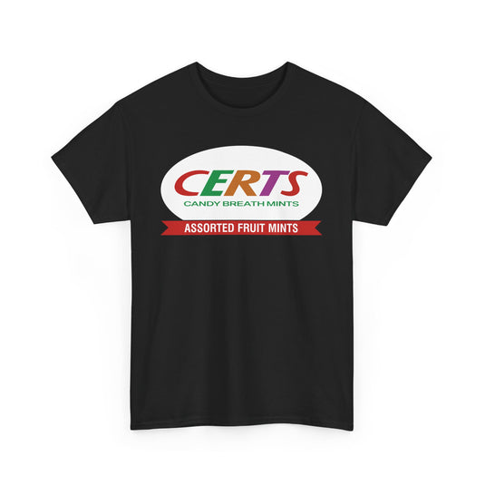 Certs Candy Breath Mints Assorted Fruit Brand T-Shirt