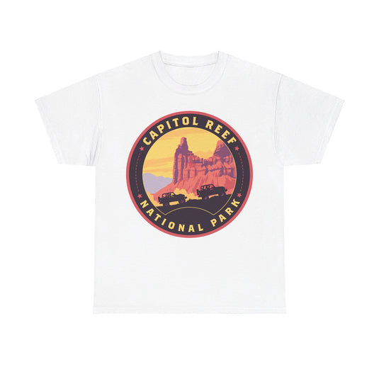 Capitol Reef National Park Utah Round Logo T-shirt