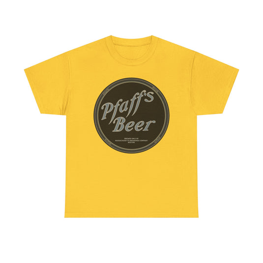 Pfaff's Beer Boston Massachusetts Brewery Company Logo T-Shirt