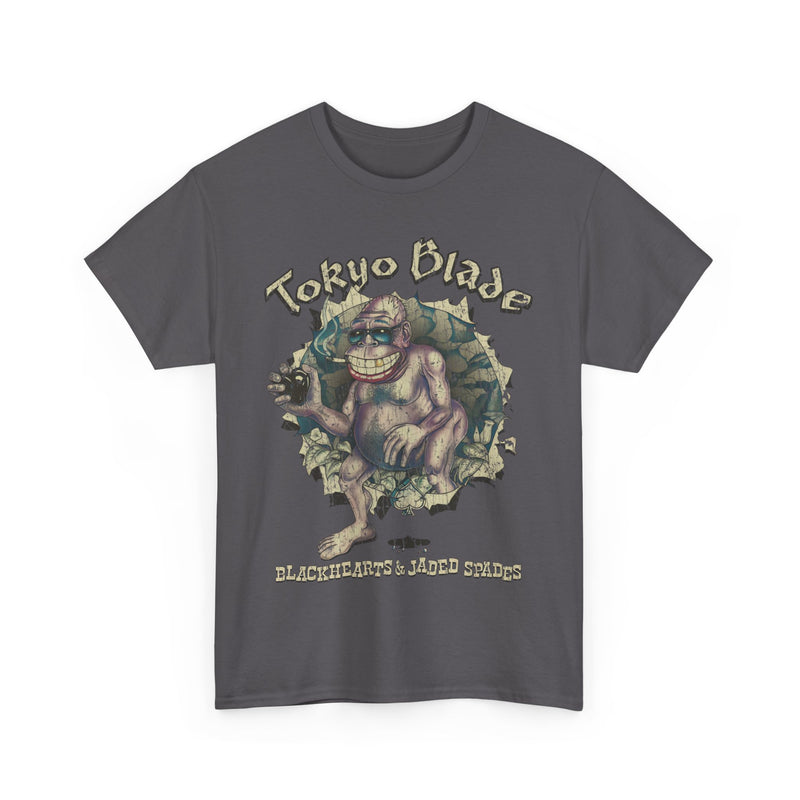 Load image into Gallery viewer, Tokyo Blade Black Hearts Jaded Spades Music Rock T-shirt
