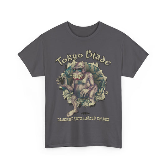 Tokyo Blade Black Hearts Jaded Spades Music Rock T-shirt