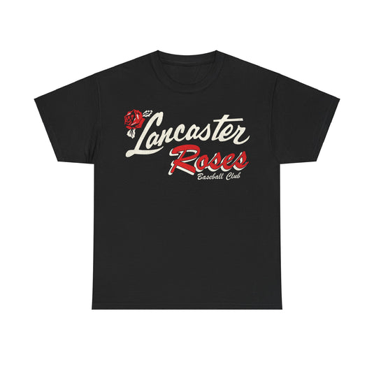 Lancaster Roses Nostalgic Retro Baseball Team T-shirt