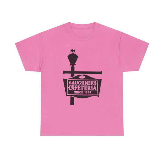 Laughner's Cafeteria T-Shirt - Restaurant Industry Bankrupt Logo Tee