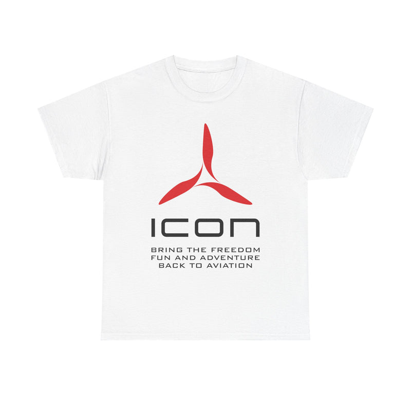 Load image into Gallery viewer, ICON Aircraft Defunct Aviation T-Shirt Fun Adventure Freedom Flying Pilot Tee
