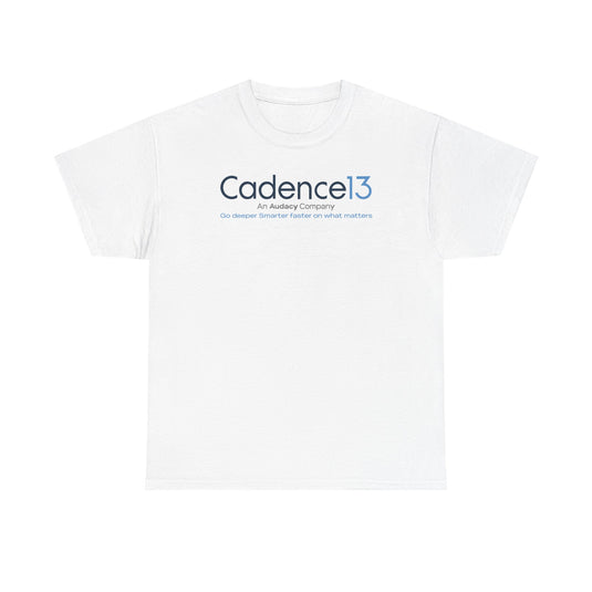 Cadence13 T-Shirt Defunct Audacy Podcast Company Go Deeper Smarter Faster TeeRetry
