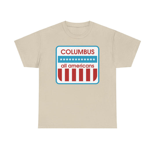 Columbus All-Americans Ohio American Professional Slo-Pitch League 1977 T-shirt