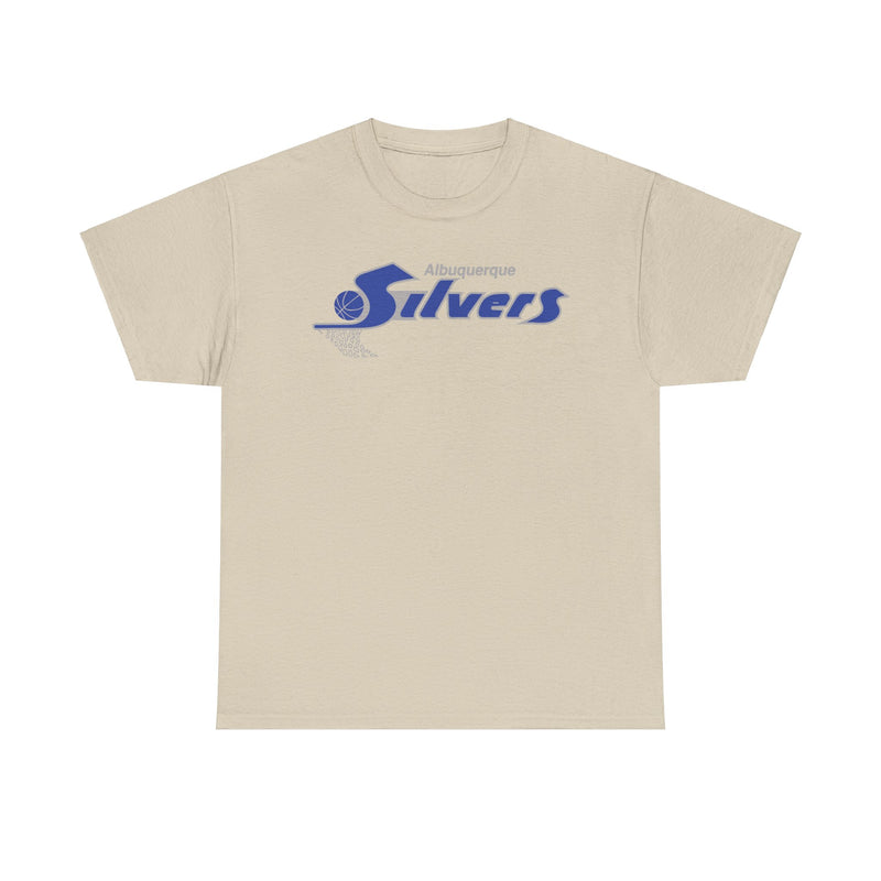 Load image into Gallery viewer, Albuquerque Silvers New Mexico CBA Basketball T-shirt
