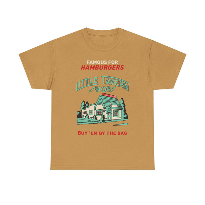 Little Tavern Shop Famous For Hamburgers Vintage Logo T-Shirt