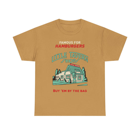 Little Tavern Shop Famous For Hamburgers Vintage Logo T-Shirt
