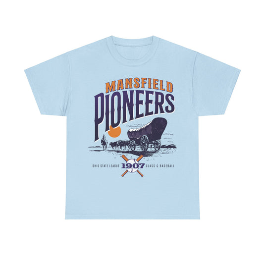 Mansfield Pioneers Est 1907 Ohio Baseball T-shirt