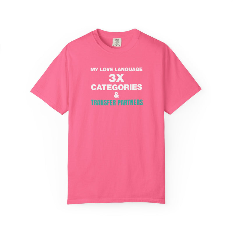 Load image into Gallery viewer, Credit Card Love Language Funny Points Miles Travel Teal T-shirt
