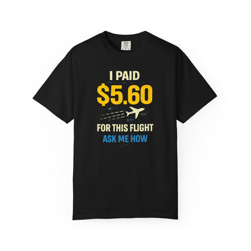 Load image into Gallery viewer, $5.60 Flight Credit Card Points Miles Travel Graphic T-shirt
