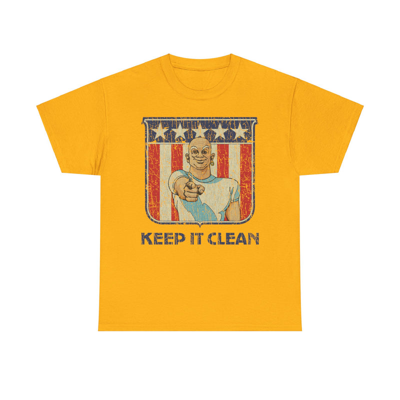 Load image into Gallery viewer, Keep it Clean America Nostalgic Logo T-shirt

