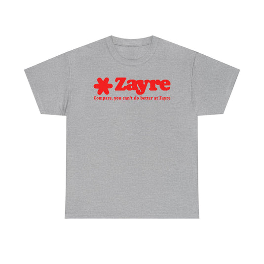 Zayre Compare You Can't Do Better Red Star Logo Discount Store Chain T-shirt