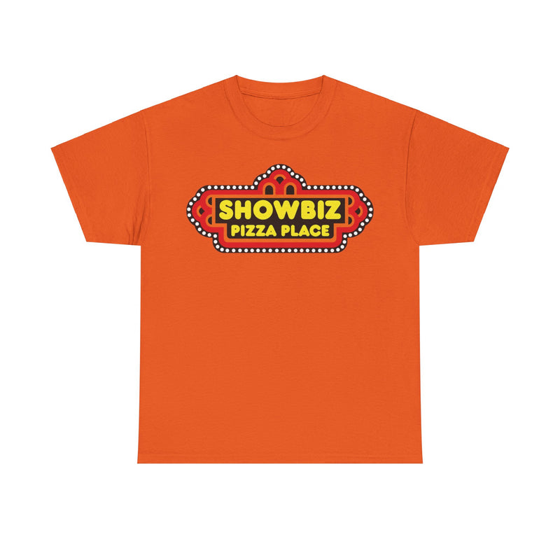 Load image into Gallery viewer, Showbiz Pizza Place Logo Restaurant T-shirt
