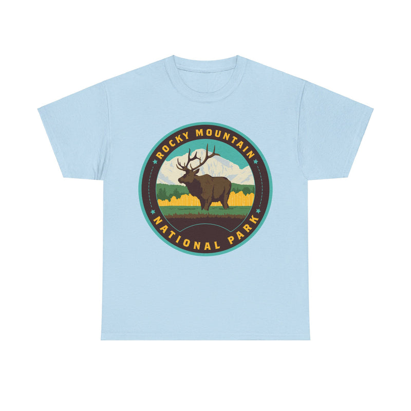 Load image into Gallery viewer, Rocky Mountain National Park Colorado Round Logo T-shirt
