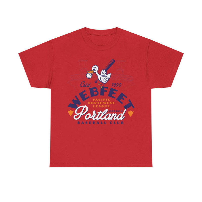 Load image into Gallery viewer, Portland Webfeet Est 1890 Oregon Baseball T-shirt
