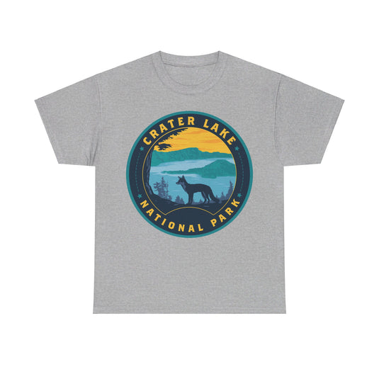 Crater Lake National Park Oregon Round Logo T-shirt