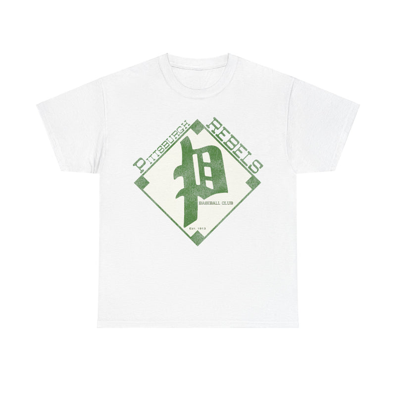 Load image into Gallery viewer, PIttsburgh Rebels Est 1913 Nostalgic Retro Baseball Team T-shirt
