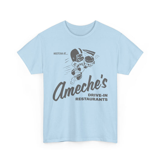 Meetcha at Ameches Drive In Restaurants Defunct Logo T-shirt