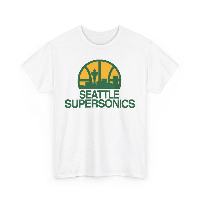 Load image into Gallery viewer, Seattle Supersonics Nostalgic Retro Basketball T-shirt
