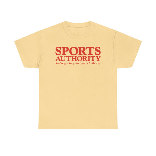 Sports Authority You've Got to Go Red Logo Athletic Sporting Goods T-shirt