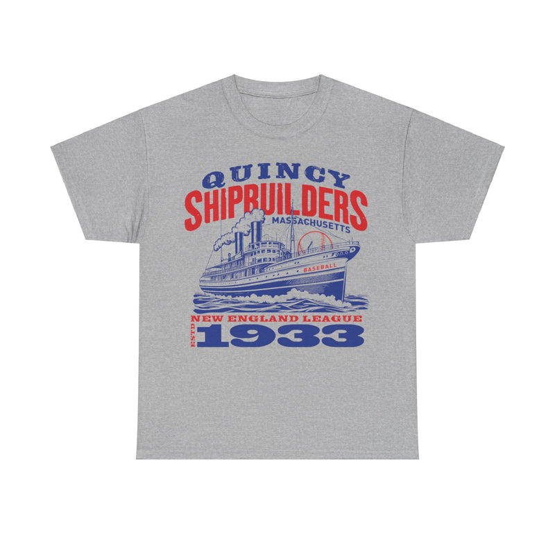 Load image into Gallery viewer, Quincy Shipbuilders Est 1933 Massachusetts Baseball T-shirt
