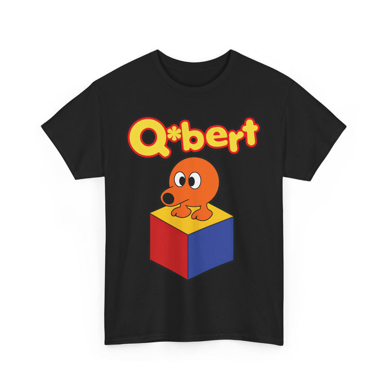 Load image into Gallery viewer, Qbert Logo Video Game Nostalgic T-shirt
