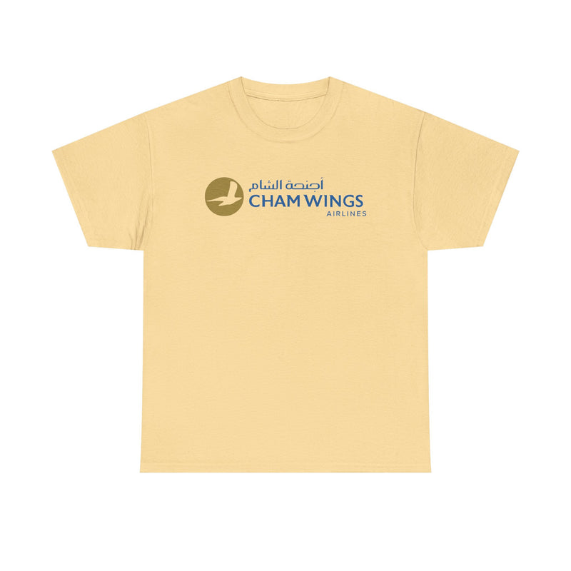 Load image into Gallery viewer, Cham Wings Airlines Syrian Carrier Logo T-Shirt Aviation
