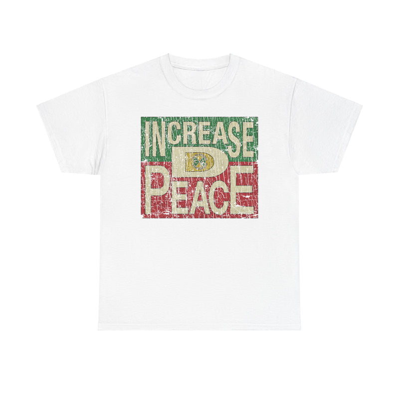 Load image into Gallery viewer, Increase D Peace 1992 Political Logo T-shirt
