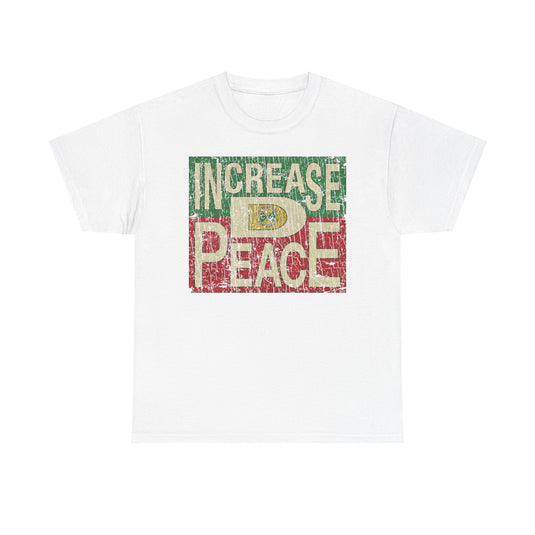 Increase D Peace 1992 Political Logo T-shirt