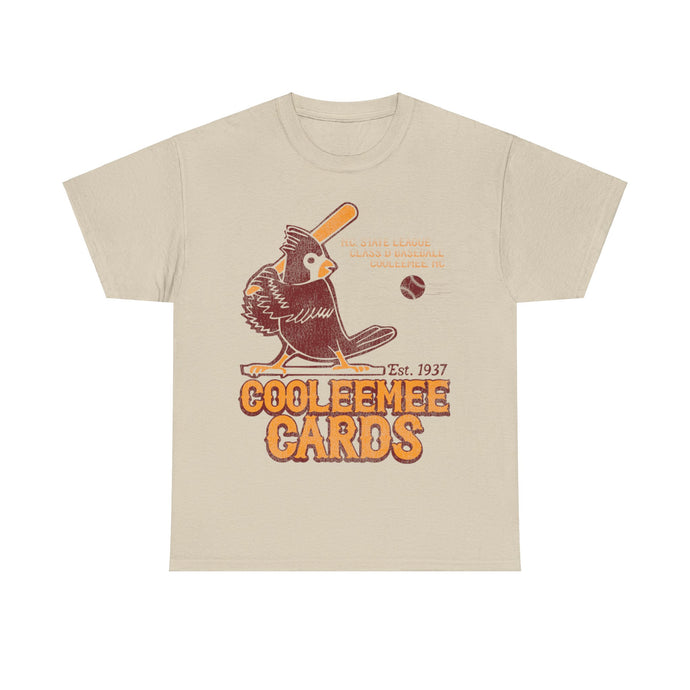 Cooleemee Cards Est 1937 Nostalgic Retro Baseball Team T-shirt