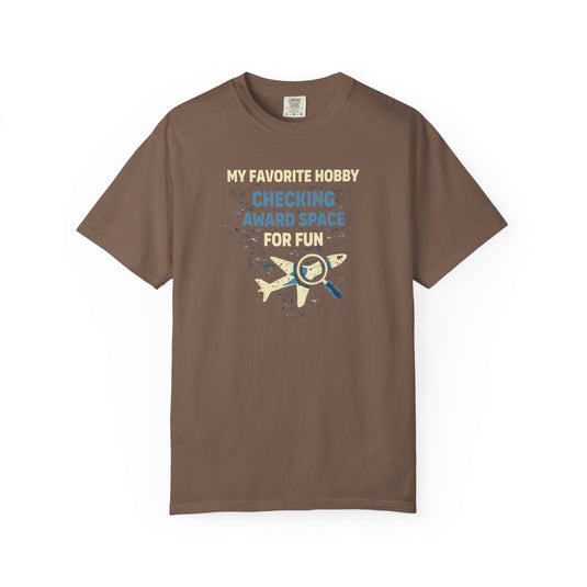 Award Space Fun Credit Card Points Miles Travel Graphic T-shirt
