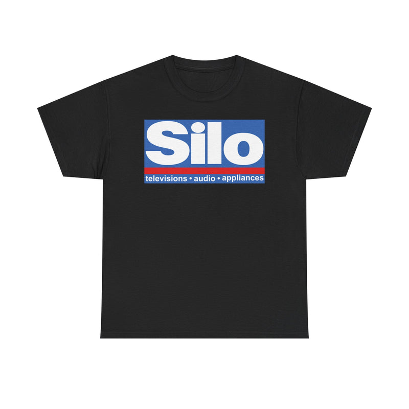 Load image into Gallery viewer, Silo Televisions Audio Appliances Blue Red Logo Electronics Store T-shirt
