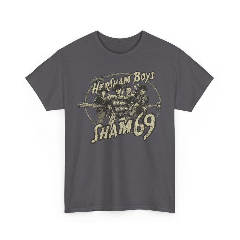 Load image into Gallery viewer, The Adventures of Hersham Boys 1979 Sham 69 England Punk Rock Band T-shirt
