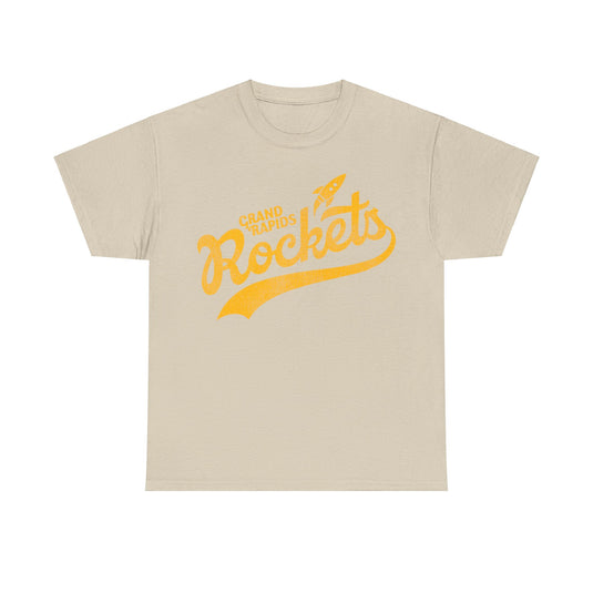 Grand Rapids Rockets Hockey Team Nostalgic Logo T-shirt