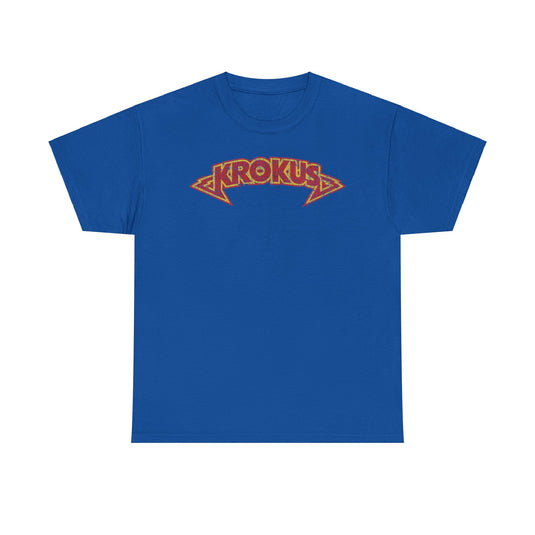 Krokus Swiss Heavy Metal Rock Band Logo T-shirt