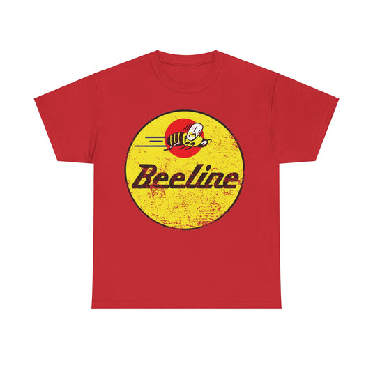 Bee Line Gas Station Logo Sign Car T-shirt