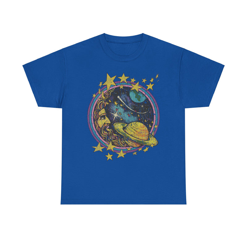 Load image into Gallery viewer, Cosmic Man in The Moon Nostalgic Retro T-shirt
