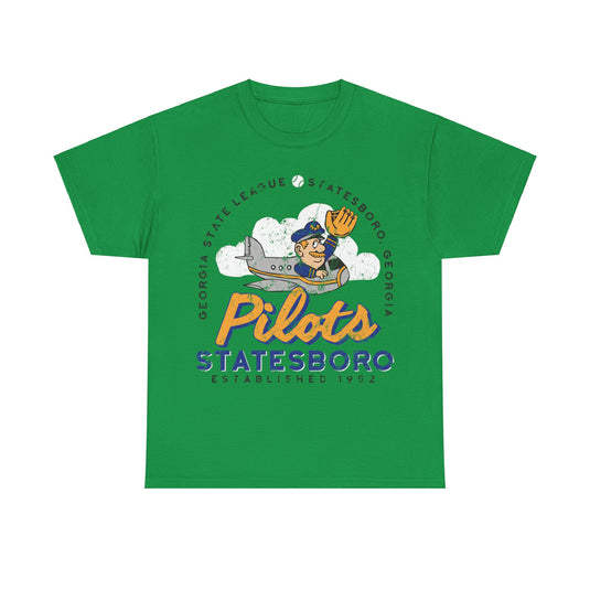 Statesboro Pilots Est 1952 Georgia Baseball T-shirt